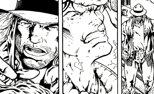 Comic Inking Artwork