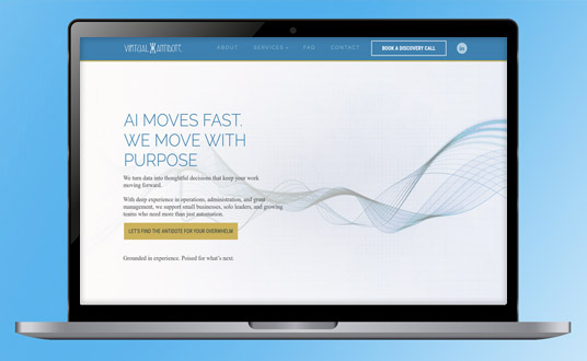 Branding examples for consulting site.